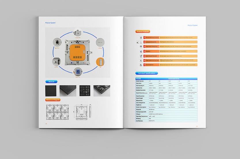 LED顯示屏行業(yè)畫冊設計案例欣賞